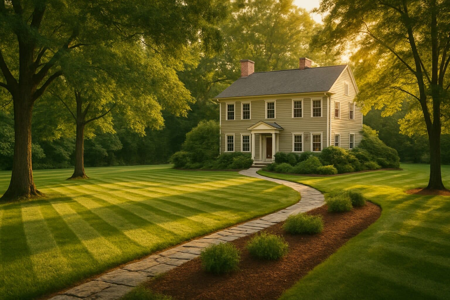 Residential landscaping in Danvers, MA